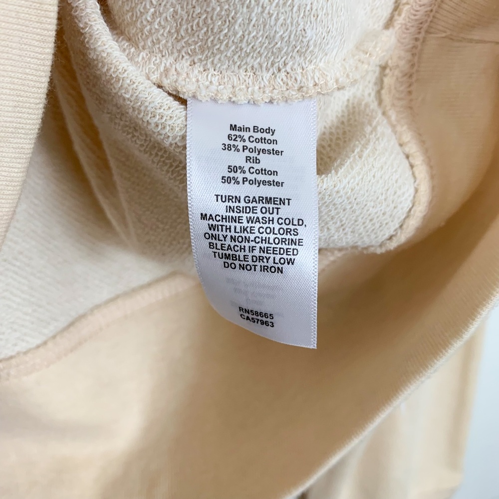 Abound Cream Mock Neck Sweatshirt - Picture 5 of 6